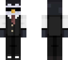 real penguin in a suit