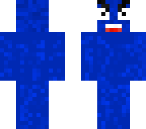 blue man angry