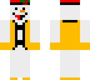 custom yellow vest snowflake spinning snowman for holiday time productions