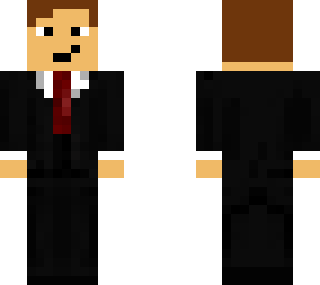 man in a suit | Minecraft Skin