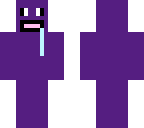 stupid purple guy as a stupid dumb baby