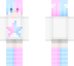 white cotton candy femboy