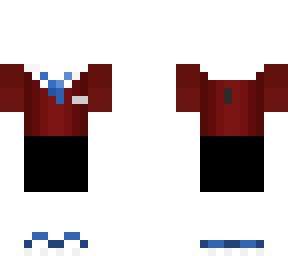 mr butters feminine minecraft school uniform