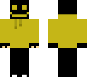 my icon skin (gold hoodie&mask)