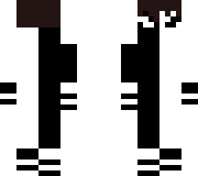 back/white mixed skin