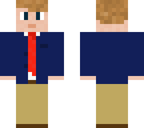 blue, khaki suit
