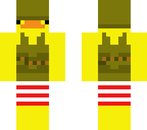 goofy duck soldier