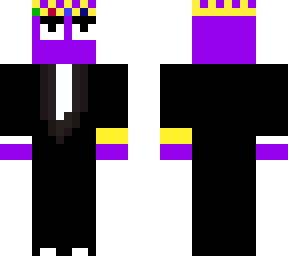 purple suit guy