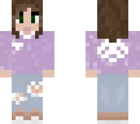 purple sweater