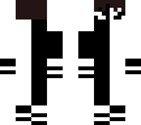 white/black skin