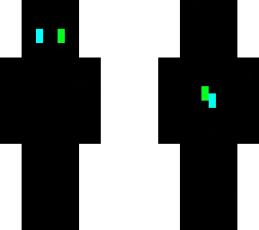 black neon robot thing