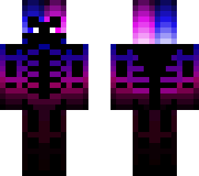 neon gradient skeleton