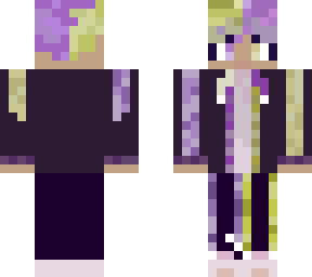 yellow and purple boy skin