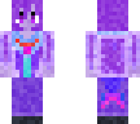 purple mermaid girl