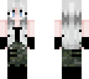 white hair