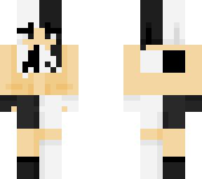 black and white