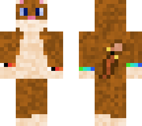 cat w/ rainbow bracelets and black/yellow tail band