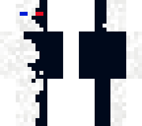 white and black monster