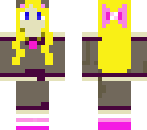 kitty  (brown and pink version )