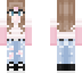 pink shirt girl