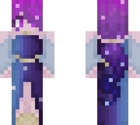 starborn girl (full galaxy dress)
