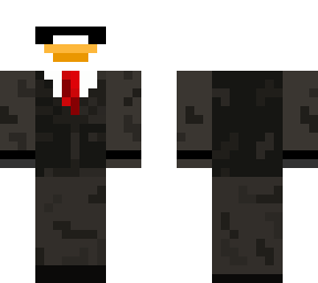 duck with scarf