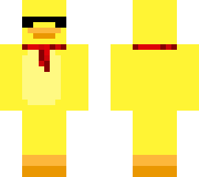 duck with scarf