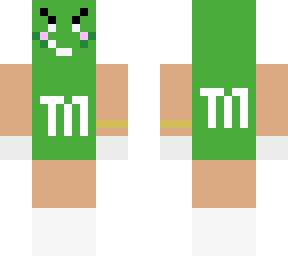 green m&m but better
