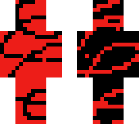 red and black