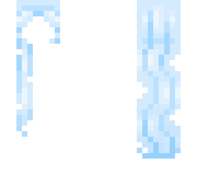 blue long waves hair base