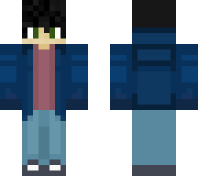guy with jacket (red shirt)
