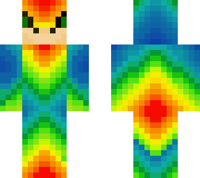 Rainbow Dragon Armour | Minecraft Skin