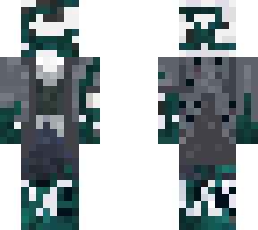 Grey infected sculk | Minecraft Skin