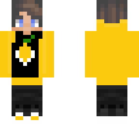 yellow hoodie boy(lemon apron)