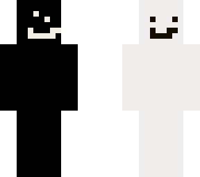 black & white smiley