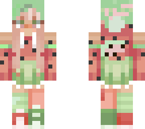 cute melon girl recreation original skin belongs to nonsleepycalico