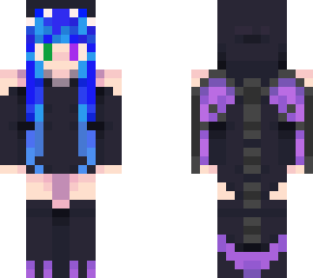 dragon blue hair