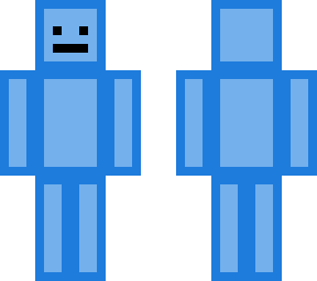 blue man