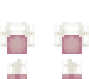 off shoulder blouse n skirt ob 1.2 pink and white