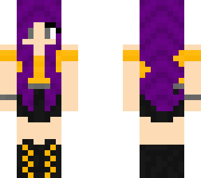 purple orange black