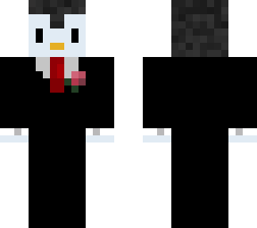suited penguin.