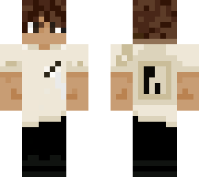 beige tee skater boy