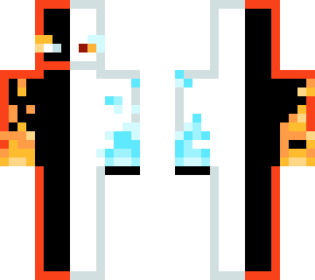 blue and orange firebringer (human form)