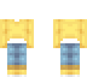 ob - sunflower yellow top w/ bluejeans