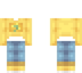 ob - sunflower yellow top w/ bluejeans v2