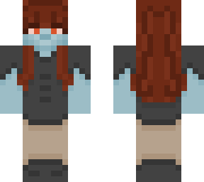 blue skinned girl