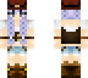 cow girl laurie games with hat