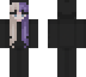 blonde/purple split hair onesie