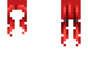 firetruck red pigtails hair base