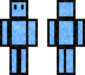 skin soy cubo textured blue version